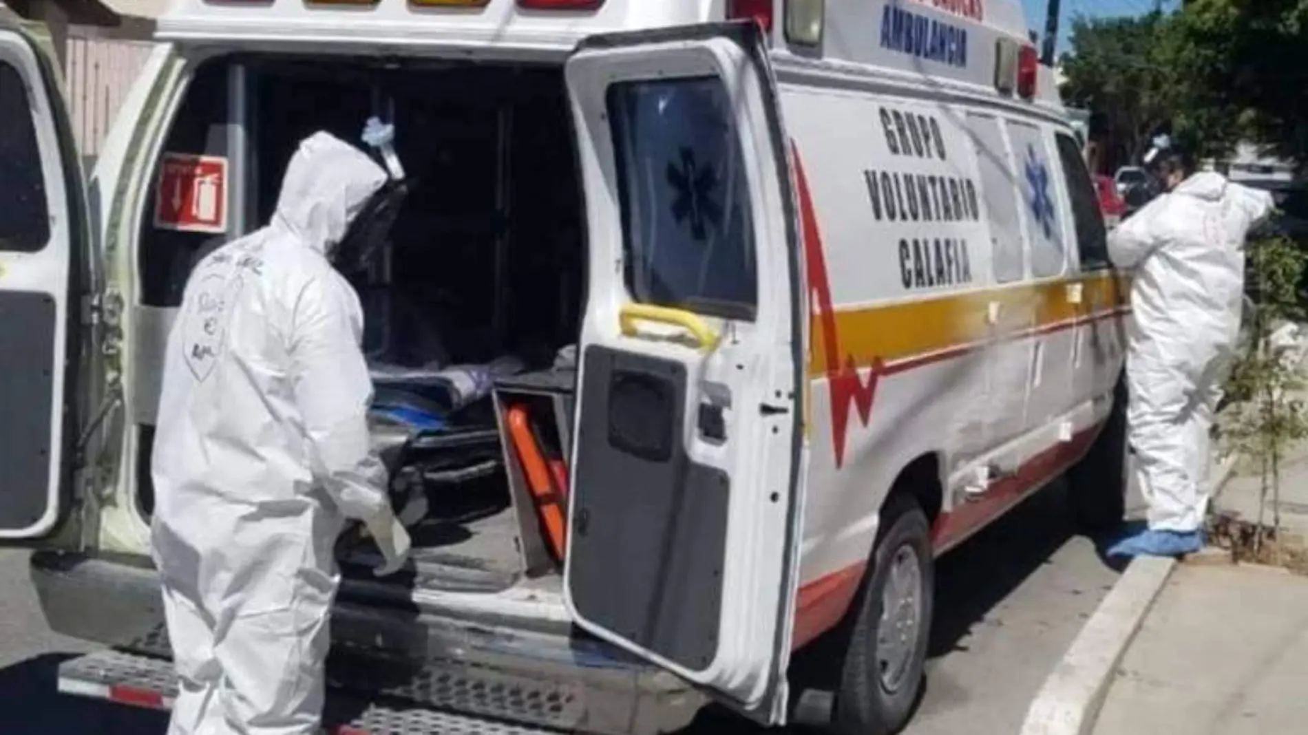 Ambulancia Calafia paramedicos Covid